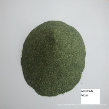 Greenland Green Silica / Quartz Sand pour le comptoir en surface solide